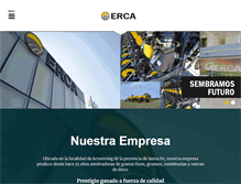 Tablet Screenshot of erca.com.ar